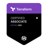 Terraform Associate — HashiCorp, in progress